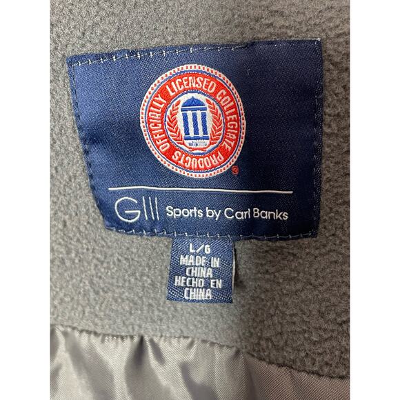 UW University of Washington Huskies Mens Fleece Vest Large Gray Gill Carl Banks - Picture 3 of 6